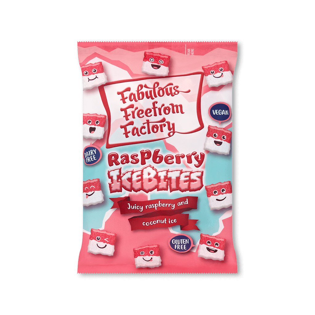 Dairy Free Raspberry Ice Bites (75g) - Fabulous Freefrom Factory